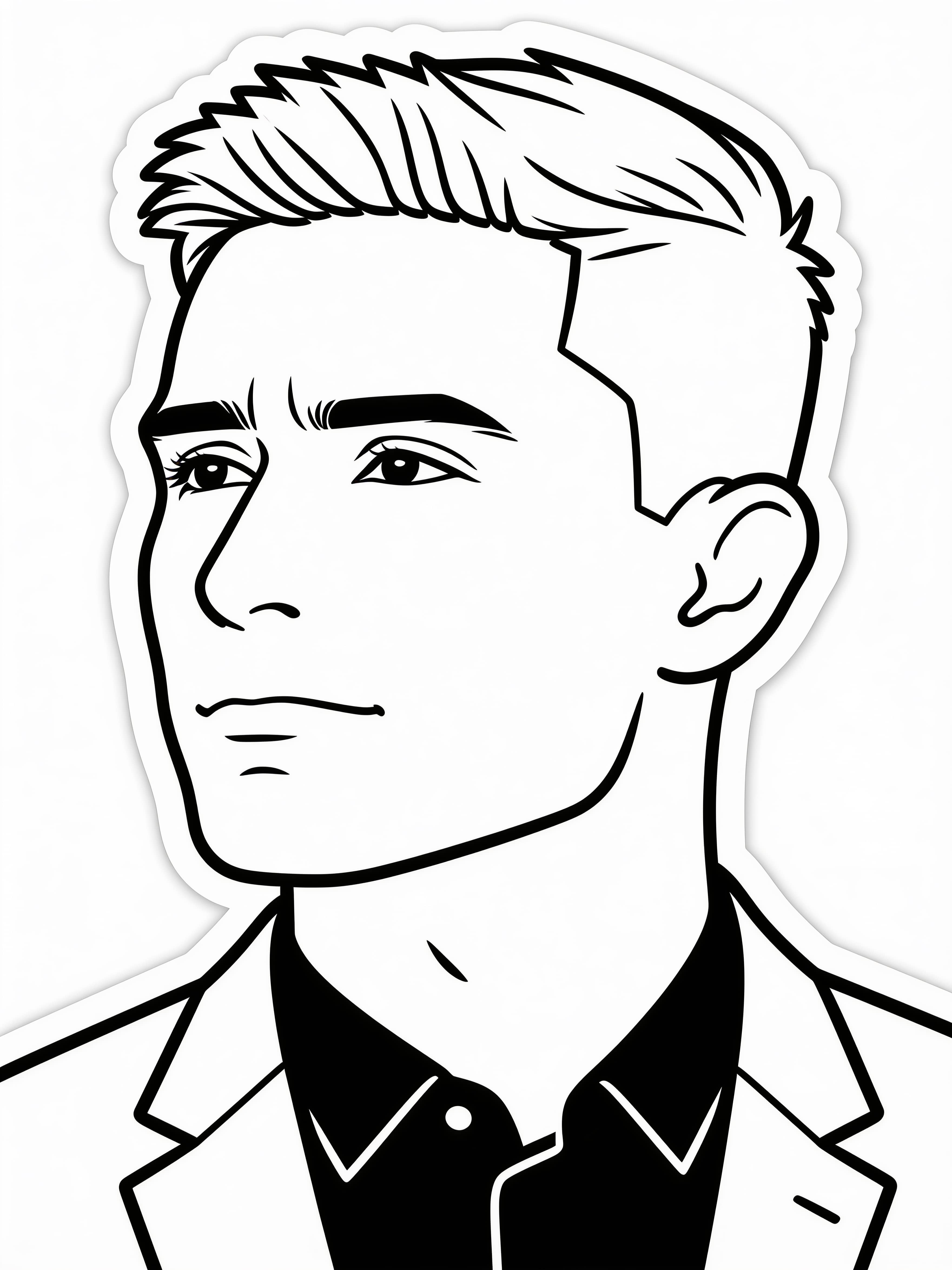 Photo to Line Art Generator example 4 AI image example