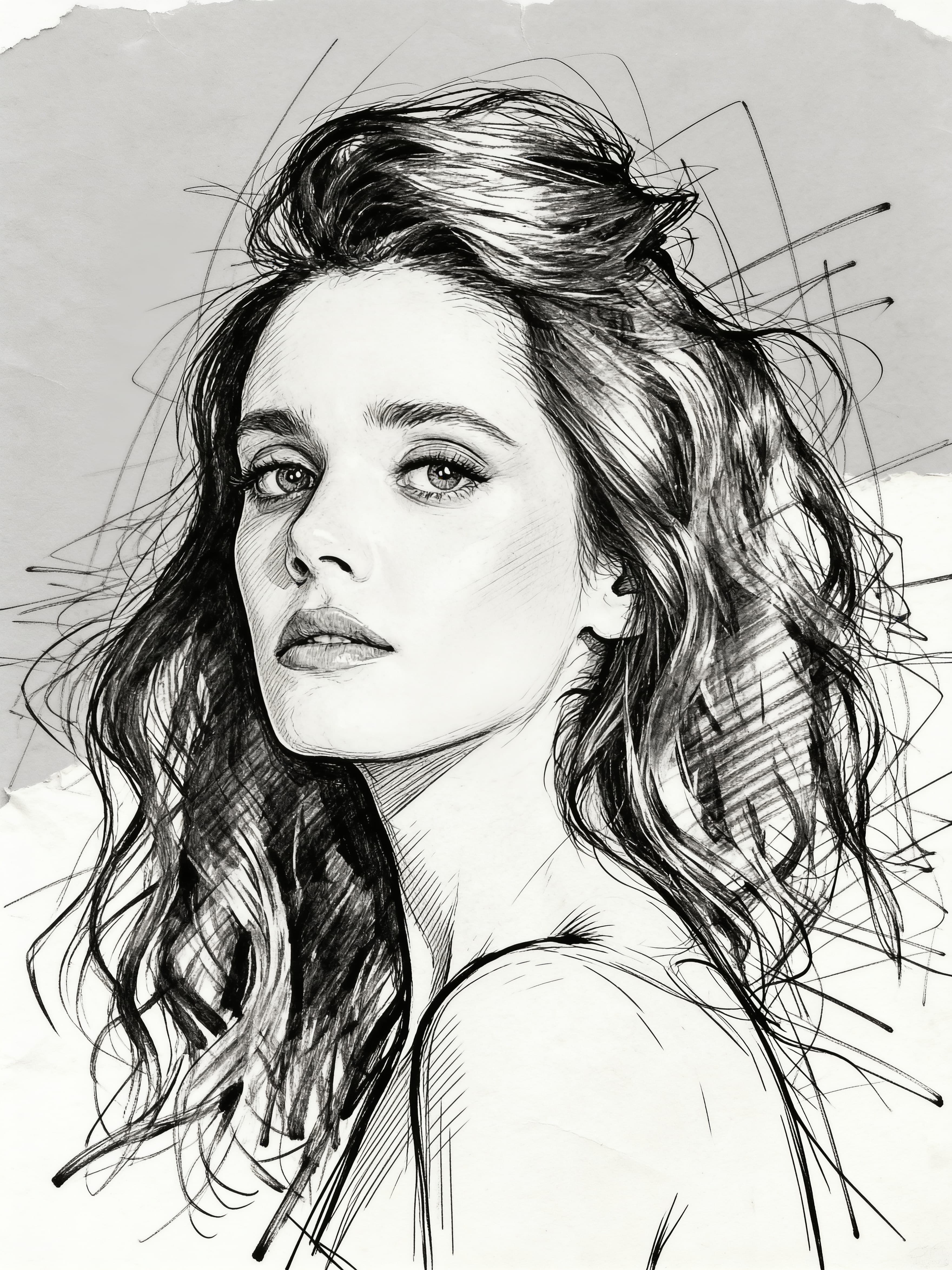 Photo to Line Art Generator example 2