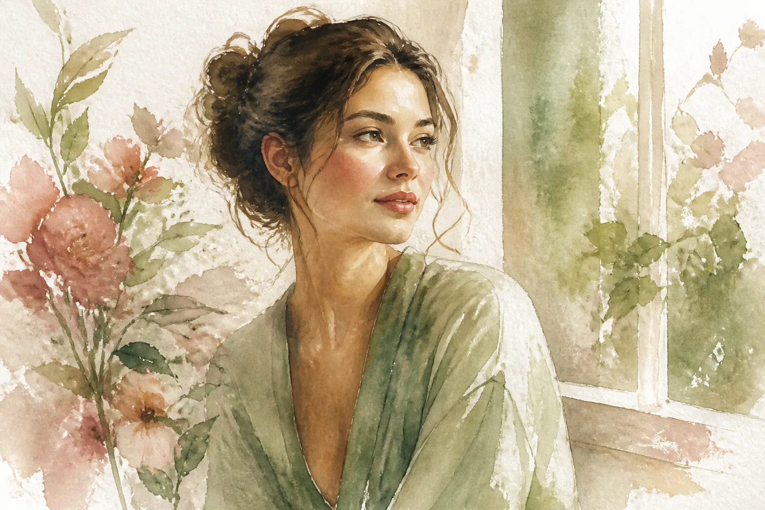 Watercolor AI Prompts example